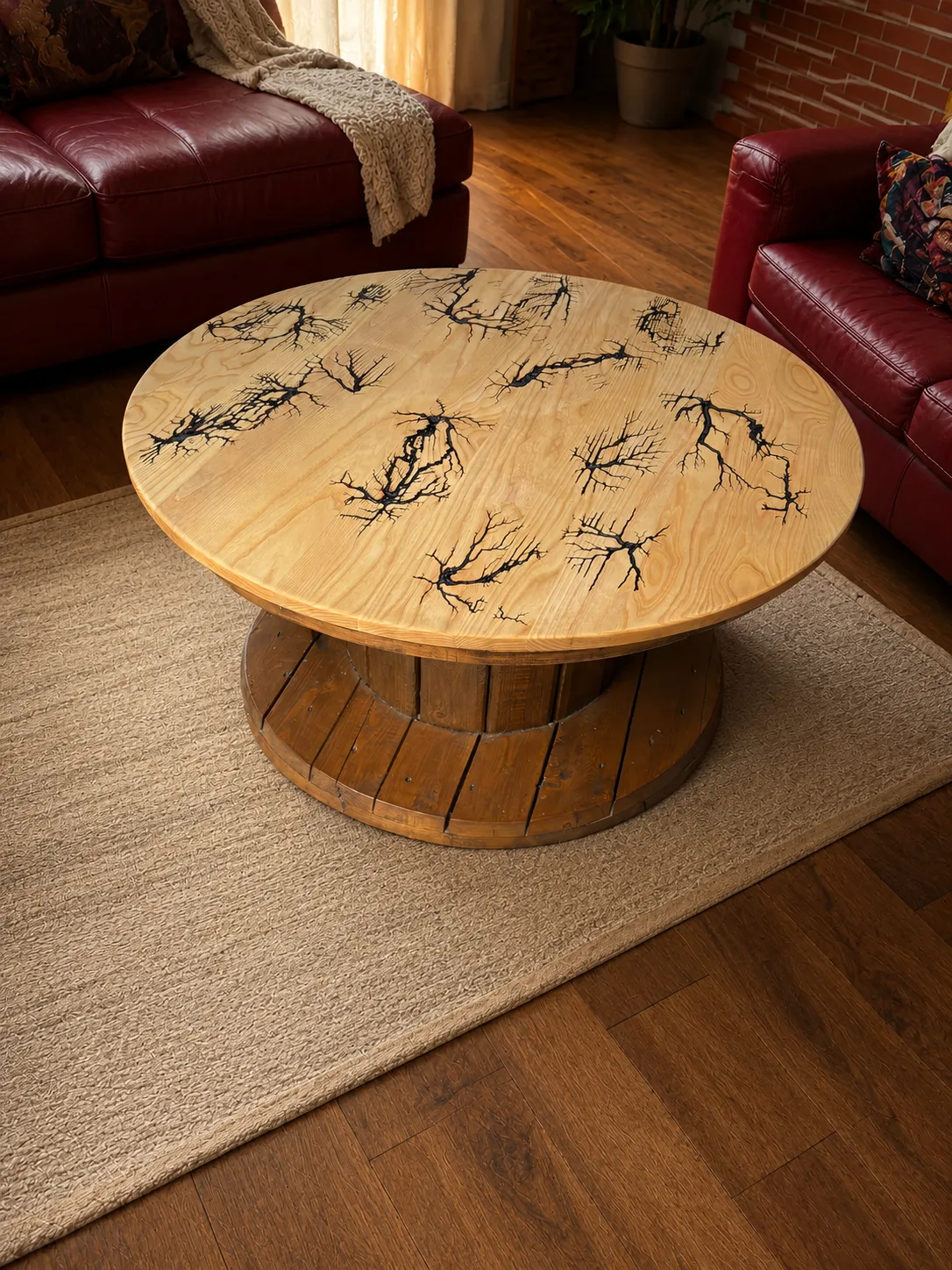 Table basse rénovée